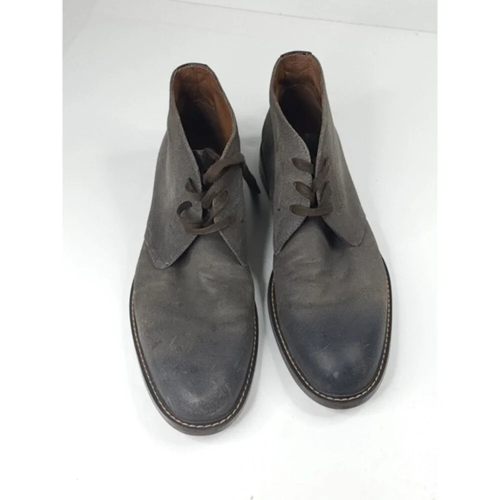 1901 Gray Men Oxford Chukka Lace Up Dress‎ Business Shoes 58665 Size 13